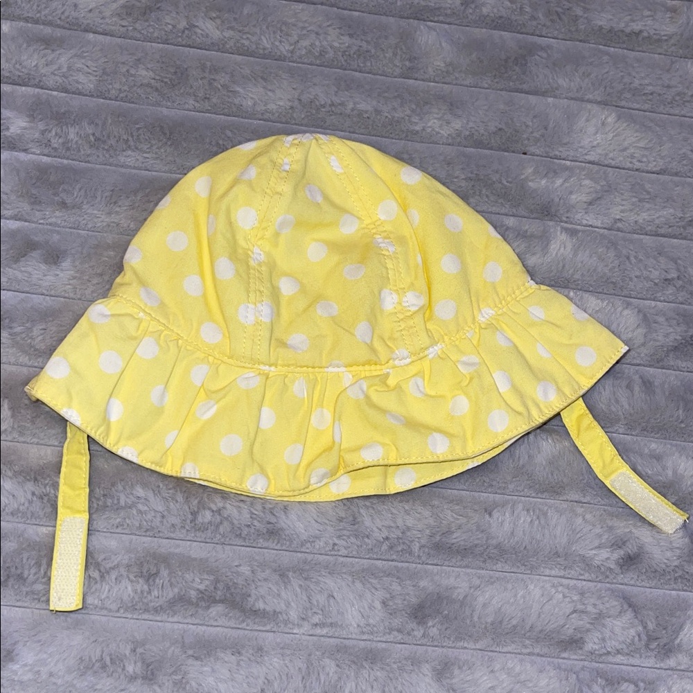 Gymboree Yellow Polka Dot Kids Hat